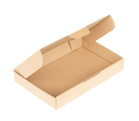 Cajas de Cartón Kraft Biodegradables de 3 Capas, Color Marrón, 5x5x3 Pulgadas, para Cosméticos, Envíos, Regalos y Almacenamiento