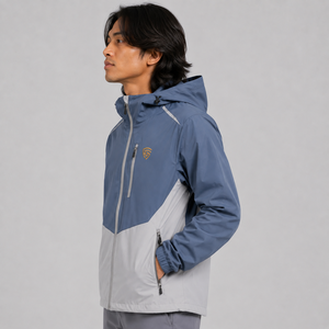 Vestes coupe-vent pour hommes avec logo personnalisé - Imperméables, écologiques, respirantes, grandes tailles, service OEM, saison hivernale - Product Image 4