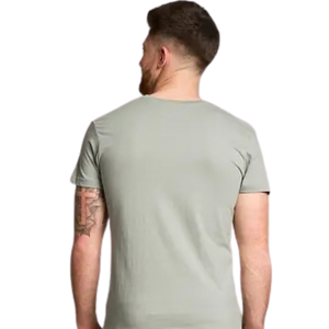 เสื้อยืดคอกลมทรงปกติสำหรับผู้ชาย แขนสั้น สไตล์มินิมอลลำลอง ใส่ได้ทุกวัน รับผลิตตามสั่ง ขายส่ง เสื้อยืดผ้าคอตตอนเจอร์ซีย์ เสื้อผ้าพื้นฐาน ผลิตแบบ OEM - Product Image 2