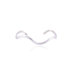 <b>Silver</b> Mountain 925 Sterling <b>Silver</b> Charm Geometric Engraved Minimalist Modern Oxide Plated Open <b>Cuff</b> <b>Bracelet</b> Gift Party - Product Image 4