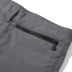 Best-Selling Men's Lightweight Canvas Hiking Pants <b>Waterproof</b> Elasticated Mid Waist Zippered Flat Security Pocket OEM Service - Product Image 4