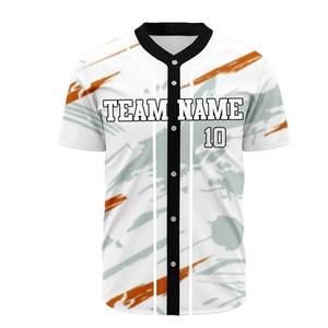 เสื้อเบสบอลระบายอากาศได้ดี ไซส์ใหญ่พิเศษ สกรีนชื่อทีมได้ คุณภาพสูง น้ำหนักเบา คอวี ปรับได้ แห้งเร็ว ใส่ได้ทั้งชายและหญิง สำหรับเล่นกีฬา - Product Image 5