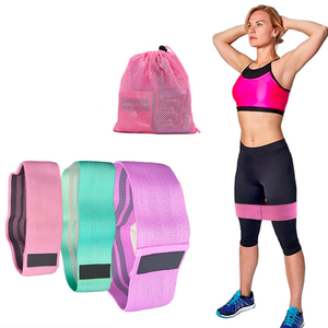 Fabric Hip Resistance Loop Band for Glute Training Home Gym Fitness Accessories Bulk Direct <b>Women</b> Exercise Clothing Product Logo - Product Image 2