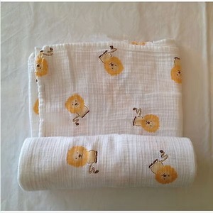 Tissu en mousseline 100% coton, ultra doux, respirant, tissage uni, pour vêtements de bébé, langes, foulards, carrés en mousseline, matériaux pour textiles de maison - Product Image 4