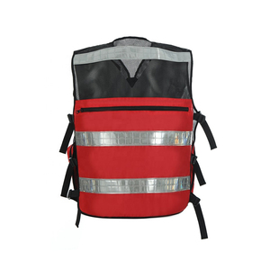 Chaleco de Seguridad Reflectante de Alta Visibilidad con LED, Impermeable, Multibolsillos, de Poliéster Transpirable, Clase 3 ANSI, para Construcción - Product Image 2