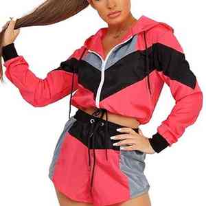 Conjunto de Pantalones Cortos Deportivos para Mujer, con Logotipo Personalizado, Cortavientos de Nailon, Transpirable, Estilo Urbano, Tallas Grandes, Venta al Por Mayor, Primavera 2026 - Product Image 4