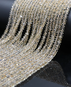 5mm Smooth Citrine <b>Stone</b> <b>Beads</b> in Button Shape Citrine Button Shape <b>Bead</b> - Product Image 1