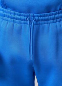 <b>Men's</b> Blue Fleece Sweatpants Elastic Waist Side Pockets Casual Joggers Autumn Wear Premium Quality - Product Image 5
