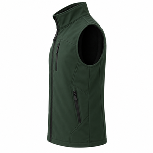 High Quality Soft Shell <b>Vest</b> Fleece <b>Waistcoat</b> for Winter Stand Collar Mountaineering Hiking Softshell <b>Vest</b> - Product Image 2