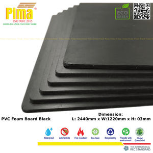 Hoja de tablero de espuma de PVC WPC de color personalizado 25mm de espesor 0,6G/cm3 densidad paneles de pared de polivinilo expandidos duraderos - Product Image 3