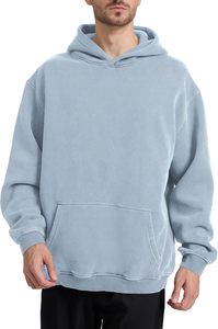 Sudadera con Capucha para Hombre, Talla Grande, Extra Grande, 4XL 5XL, Mezcla de Algodón, Estilo Casual, Gruesa y Cálida, Moda Urbana - Product Image 2