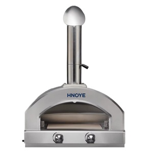Horno <span class=keywords><strong>de</strong></span> Pizza a Gas Independiente <span class=keywords><strong>de</strong></span> Acero Inoxidable 304 con Parrilla para BBQ <span class=keywords><strong>y</strong></span> Quemador Lateral - Product Image 3