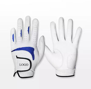 Gants de golf unisexes pour gaucher, logo personnalisé, respirants, protection UV, cuir Cabretta véritable, matériau durable, poignées antidérapantes - Product Image 6