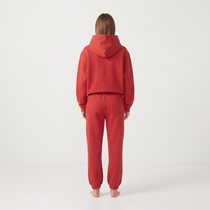 Ensemble de survêtement décontracté 2 pièces pour femme de haute qualité : sweat à capuche oversize zippé et pantalon de survêtement large - Product Image 2