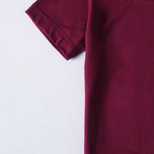 เสื้อยืดคอตตอน 100% คุณภาพดีที่สุด บริการ OEM สำหรับเด็กและผู้ชาย สไตล์ลำลอง พิมพ์ลายดิจิตอล ระบายอากาศได้ดี เนื้อผ้านุ่ม พิมพ์โลโก้ ดีไซน์เรียบง่าย สีพื้น - Product Image 4