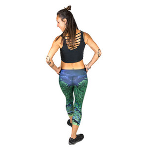 Conjunto de yoga para mujer, tela absorbente de sudor, leggings ajustados al cuerpo y top elástico para entrenamiento físico y deportes - Product Image 3