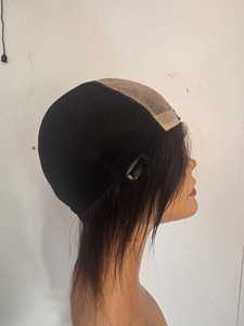Short <b>Bob</b> <b>Wigs</b> with Bangs Natural Color Brazilian Remy Human Hair Lace Front <b>Wig</b> Glueless - Product Image 3