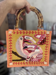 Bolso de Hombro de Estilo Bohemio Hecho a Mano para Mujer, Bolso de Mano de Algodón con Cuentas, Bolso de Fiesta, Bolso de Noche - Product Image 5