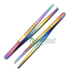 Pinces manuelles en acier inoxydable pour pansements, pinces de dissection, pinces à tissus, pinces chirurgicales à mâchoires dentelées, instruments - Product Image 4