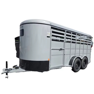 <b>Top</b> Demand <b>Top</b> Selling New Model 2025 Trailers 16ft 500 COMBO Live-stock 3 Horse Slant <b>Load</b> Trailer - Product Image 1