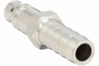 Raccord rapide mâle C-Way en acier inoxydable 304, embout cannelé 13 mm 1/2 po, collier de serrage haute pression pour l'alimentation et les boissons