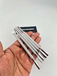 Stainless Steel Reusable Professional <b>Cuticle</b> Nail Buffer <b>Tools</b> for Dead Skin Removal Double Ended Manicure & Pedicure - Product Image 6