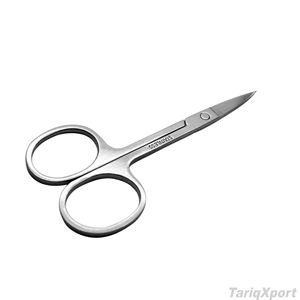 Professional Beauty Stainless Steel Sharp Straight Grooming Scissors for Facial Hair <b>Removal</b> Ear Nose Eyebrow <b>Trimming</b> - Product Image 4