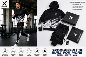 Survêtements personnalisés sublimés et imprimés pour hommes X Sports City, 100% polyester, qualité supérieure, OEM/ODM, look élégant X Performance - Product Image 3
