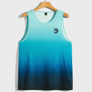 Custom Made Knitted Casual Breathable Eco-Friendly Workout <b>Tank</b> <b>Top</b> for <b>Men</b> <b>Gym</b> Clothing - Product Image 1