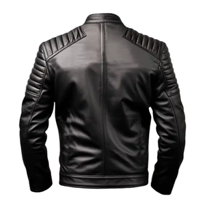 Custom Made Design <b>Quilted</b> <b>Jacket</b> Casual Waterproof Breathable Eco-Friendly Autumn Sporty Leather <b>Jacket</b> For Unisex - Product Image 4