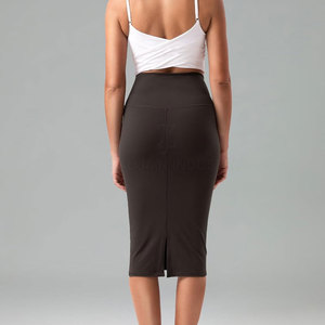 Elegant <b>Women</b> <b>Pencil</b> <b>Skirt</b> Modern Slim Silhouette Soft Fabric Business Casual <b>Skirt</b> Custom Color And Size Available - Product Image 3