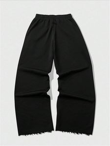 Pantalones Deportivos Holgados para Hombre, Estilo Y2K, con Pedrería Brillante, Cintura Elástica con Cordón, Pierna Ancha, Estilo Urbano - Product Image 2