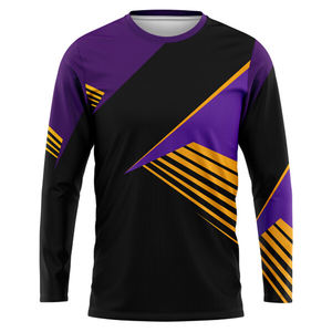 Camiseta de algodón con cuello en V, camiseta premium de manga larga para hombre, ropa sencilla a la moda, camiseta transpirable de cuello redondo y manga larga para hombre - Product Image 2