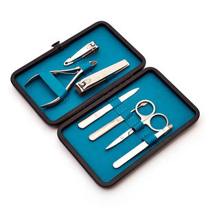 Kit de Manicura y Pedicura Clásico de Lujo Premium, Set de Cuidado de Uñas Profesional, Cortaúñas, Tijeras, Pinzas, Estuche de Viaje Individual - Product Image 6