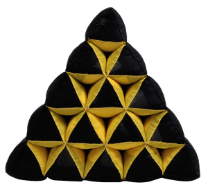 <b>Large</b> Traditional Triangle Kapok Filled <b>Pillow</b> 15 Blocks 4kg 35x55x35cm TV Viewing Relaxation Outdoor Reclining Bed Rest-Reading - Product Image 2