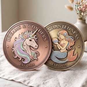 Custom Pastel Color Palette Enamel <b>Coins</b>, Marktex - Product Image 3