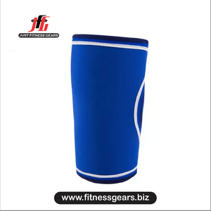 Genouillère en néoprène noir avec bordure rouge, à enfiler, compression, soutien, respirante, protection universelle unisexe toutes saisons - Product Image 4