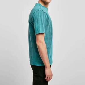 Camisetas Gráficas para Hombre al por Mayor, Estilo Desgastado con Lavado Ácido, Camisetas de Alta Calidad con Efecto Desgastado y Decolorado por el Sol, Servicio OEM - Product Image 5