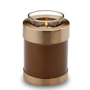 Impressionnant Style Américain Bronze Or Photophore Crémation Urne Cendres Mémorial pour Enfant Animal Humain pour Souvenir Funéraire Photophore - Product Image 6