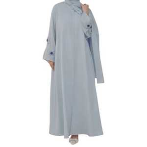 Advanced Design and Ground <b>Dress</b> Temperament Commuter Crew-neck Loose Skirt Large Size Comfortable Islamic Muslim Robe - Product Image 1