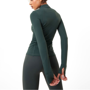 Conjunto de Yoga para Mujer, Ropa Deportiva Femenina, Traje de Fitness para Correr, Reversible, Sólido, Tallas Grandes, 2 Piezas, Cintura Delantera - Product Image 3