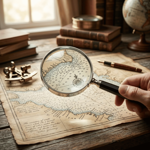 แว่นขยายเรซิ่นโลหะคุณภาพพรีเมียมสำหรับการเดินเรือ |   แว่นขยายแบบมือถือสำหรับอ่านหนังสือ โต๊ะทำงาน สำนักงาน บ้าน ทนทาน มีสไตล์ - Product Image 3