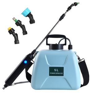 Spruzzatore Elettrico Telescopico da Giardino 5L/1,3 Galloni, Spruzzatore Automatico Portatile con 3 Ugelli, Ricaricabile per la Cura delle Piante - Product Image 1