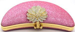 Bolsos de Noche para Mujer, Carteras Pequeñas con Lentejuelas Brillantes, Bolsos de Mano con Asa Superior y Flores de Diamantes de Imitación, Bolsos de Fiesta Impermeables - Product Image 2