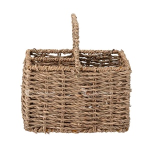 Soporte moderno para utensilios de cocina y decoración de algas marinas con diseño rectangular que ahorra espacio Artesanía de Vietnam al por mayor - Product Image 3