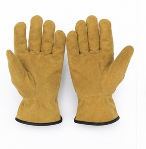 Durable Grain Leather <b>Rigger</b> <b>Gloves</b> Reinforced Cuff Enhanced Grip Heat Resistant Anti-Slip Breathable Flexible Customizable High - Product Image 1