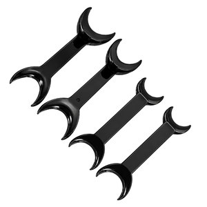 Retractor Bucal de Plástico Negro, Retractor Labial Tipo C de Doble Extremo, Juego de Abridores Bucales para Fotografía Intraoral, Hecho en Pakistán - Product Image 2