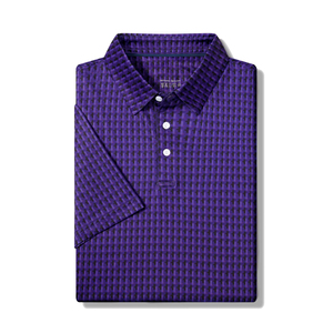 Polos de Golf de Alta Calidad para Hombre, Tejidos en Poliéster, con Logotipo Personalizado Impreso, Lisos, Teñidos, que Absorben la Humedad - Product Image 5