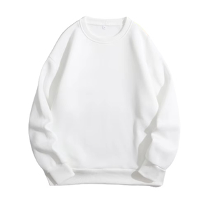 Sudadera con capucha extragrande personalizada al por mayor con logo para mujer, sudadera de forro polar bordada con cuello redondo para mujer - Product Image 6