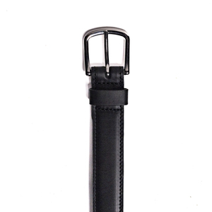 Cinturón de Cuero Genuino Delgado con Hebilla Desmontable, Cinturón de Moda para Jeans, Diseño Minimalista, Hebilla Automática de Aleación - Product Image 3
